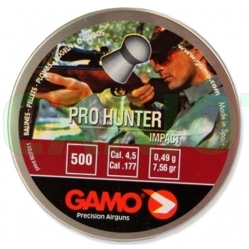 Пули Gamo Pro Hunter 4,5мм 0,49гр. (250шт)