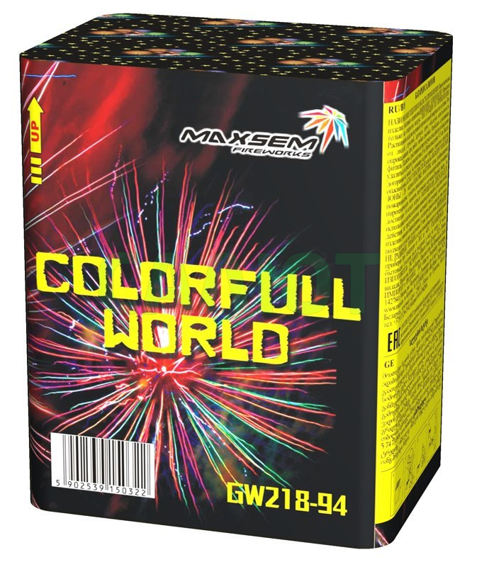 МС БС GW218-94 Colorfull World Red (0,8"x12) 36/1