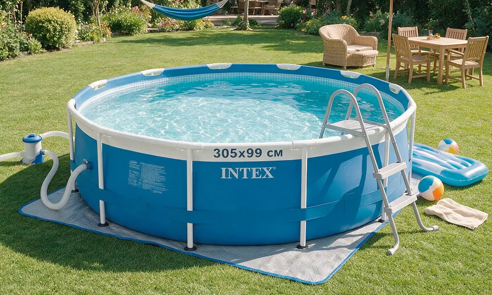 Обзор каркасного бассейна Intex 305х99 см, артикул 26706 Обзор каркасного бассейна Intex 305х99 см, артикул 26706