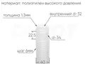 321502 Шланг 32мм х 1,5м (2шт)