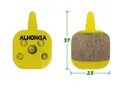 Колодки тормозные велосипедные Alhonga (3122612-13)