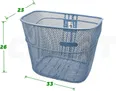 Корзина на велосипед 26-28" blue