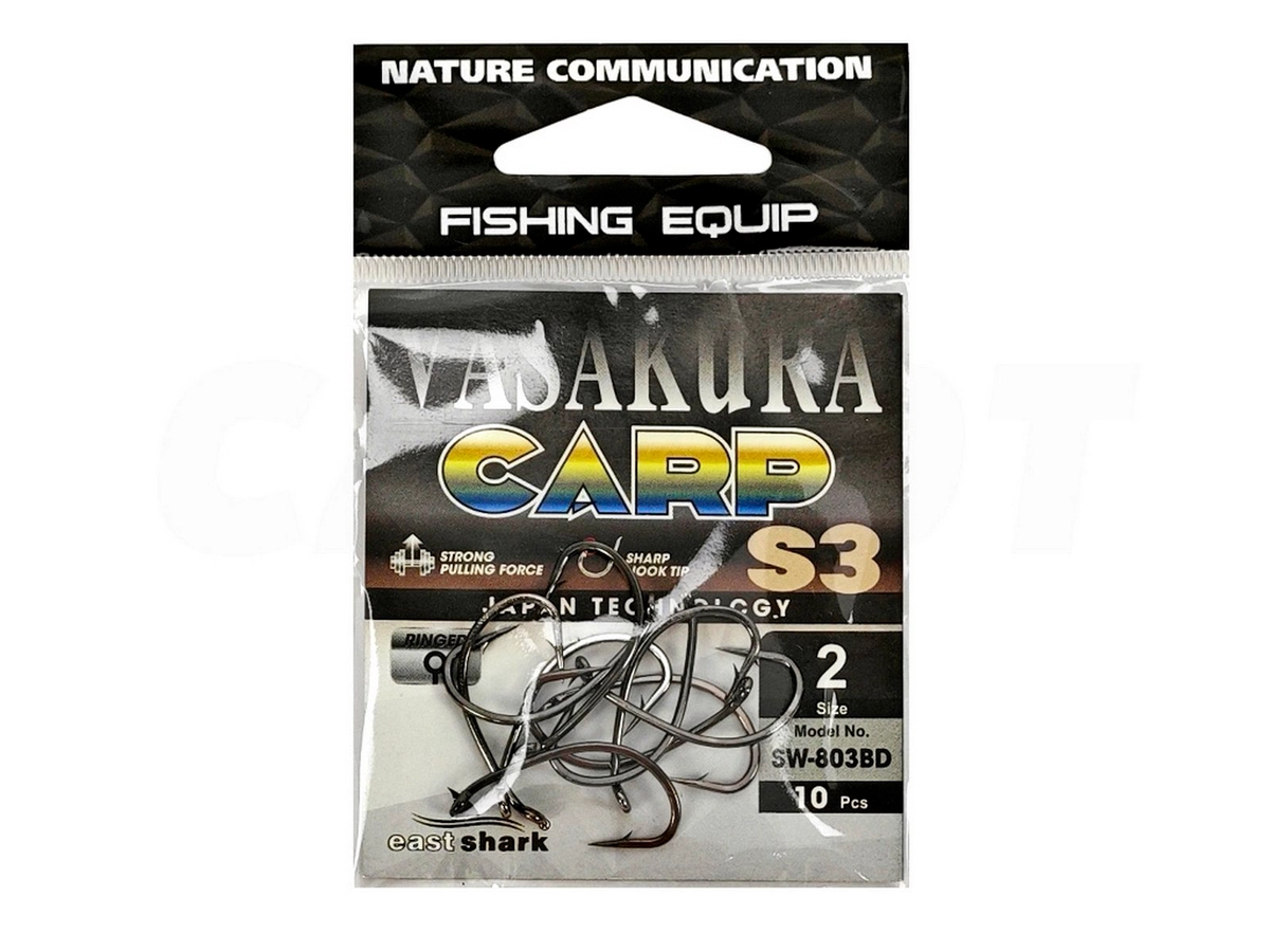 Крючок East Shark Vasakura Carp S3 №2