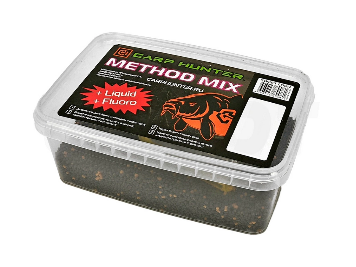 Пеллетс + ликвид Carp Hunter Method Mix