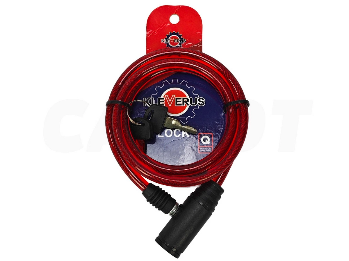 Замок вело Klever 8х1200мм (001)
