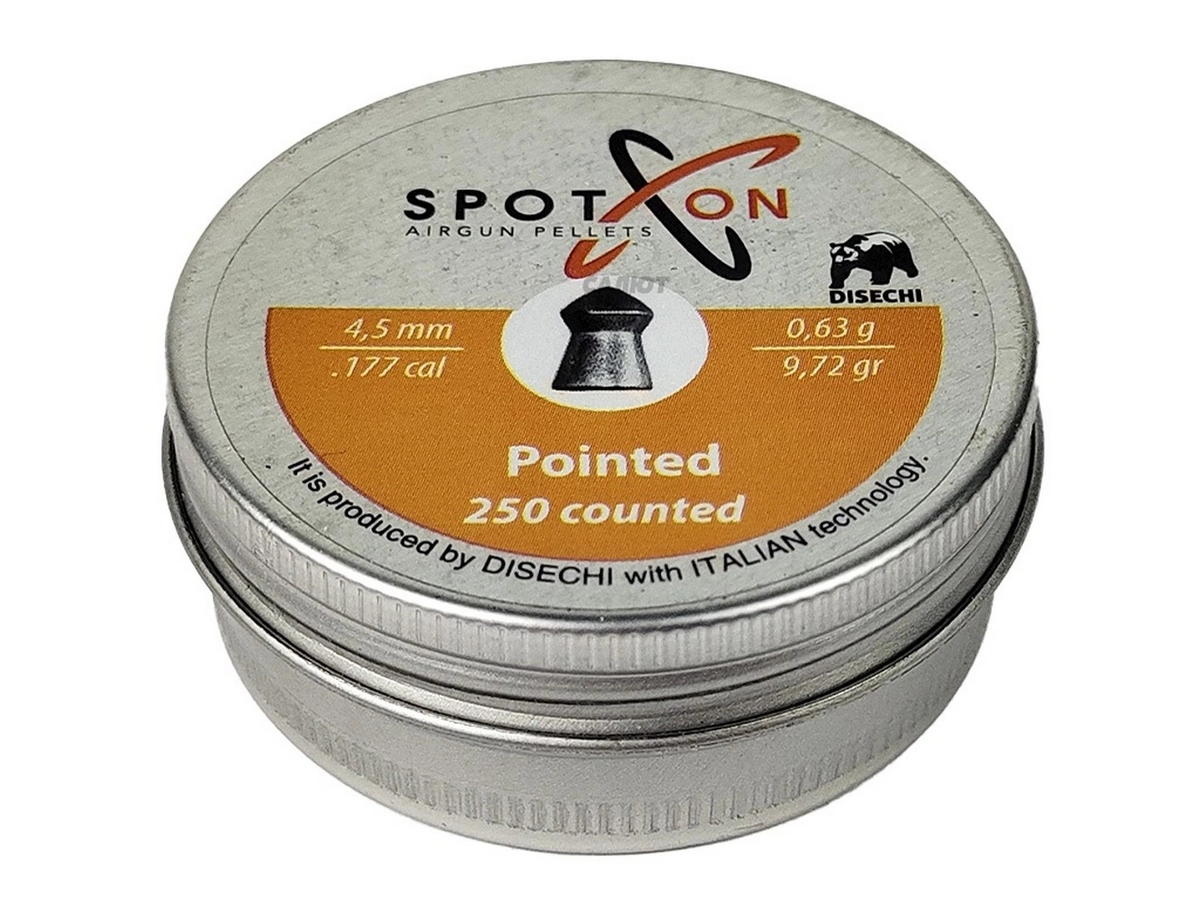 Пули Spoton Pointed 4.5мм, 0,63гр (250шт)