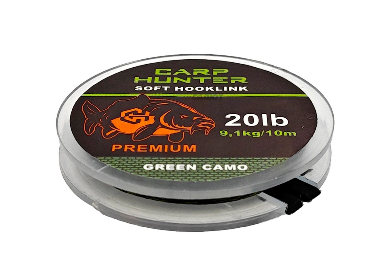 Поводковый материал Carp Hunter green camo