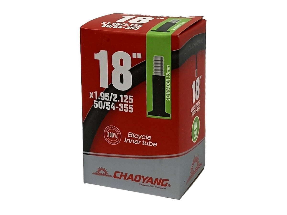 Камера велосипедная 18" 1,95/2,125 Chaoyang A/V-33