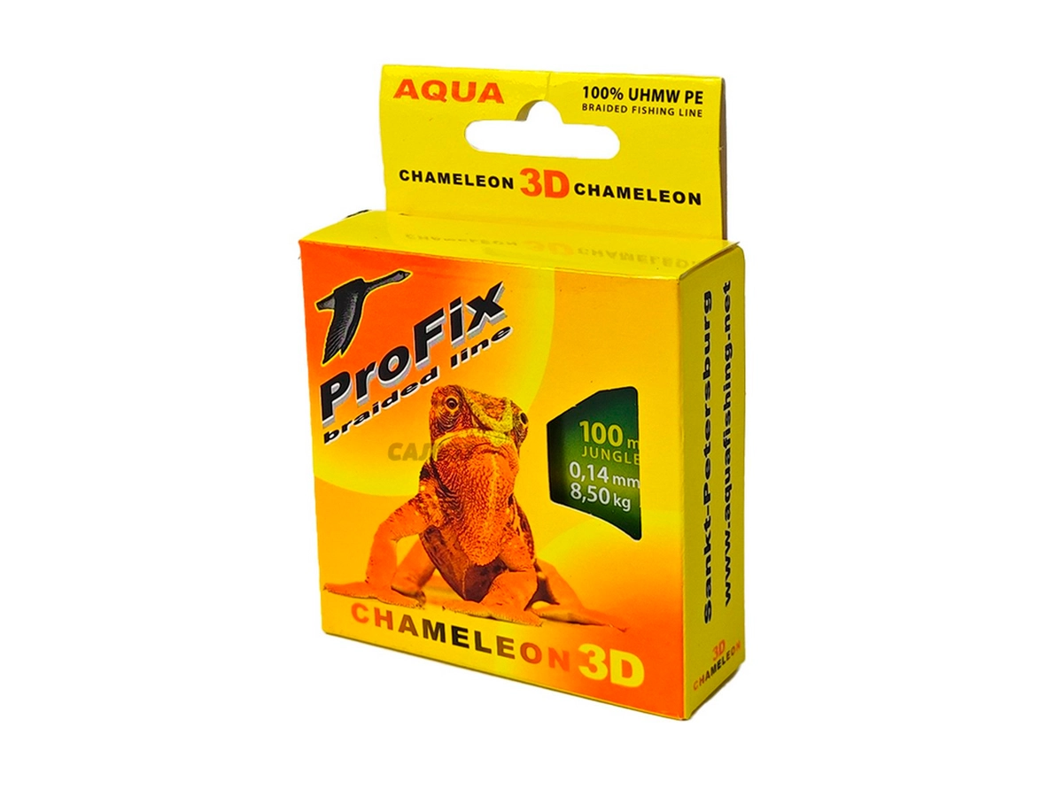 Шнур плетеный Aqua ProFix Chameleon 3D Jungle 100м
