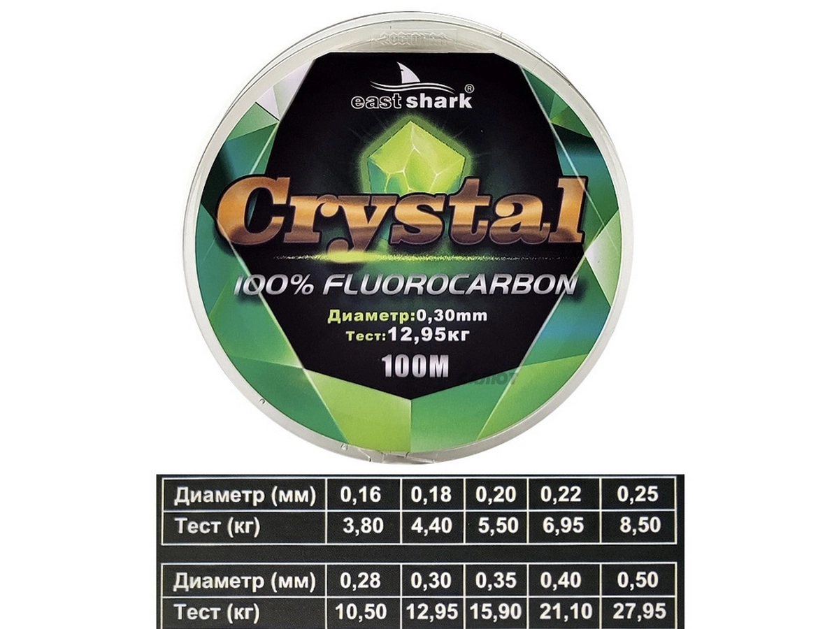 Леска East Shark Crystal fluo 100m