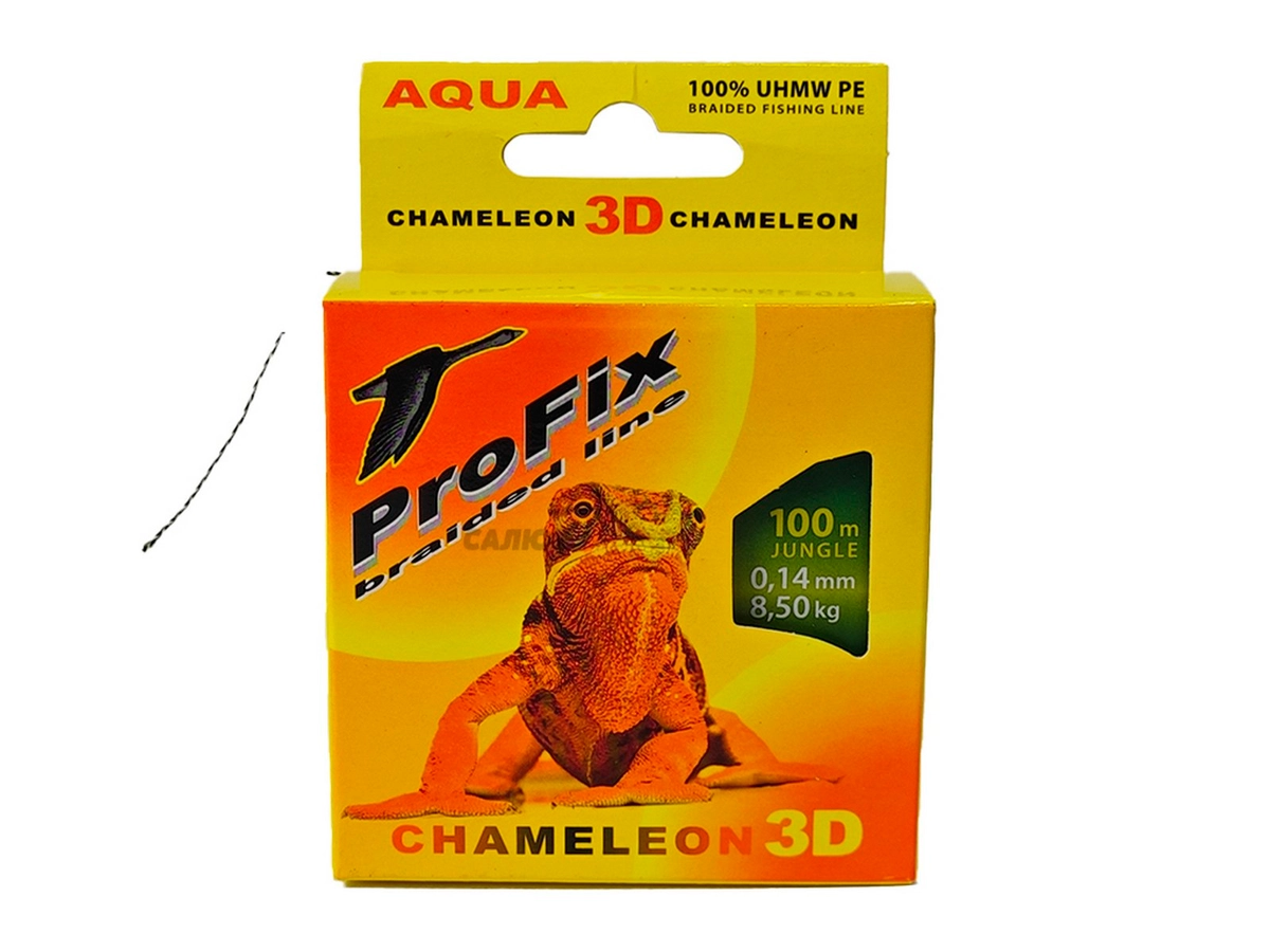 Шнур плетеный Aqua ProFix Chameleon 3D Jungle 100м