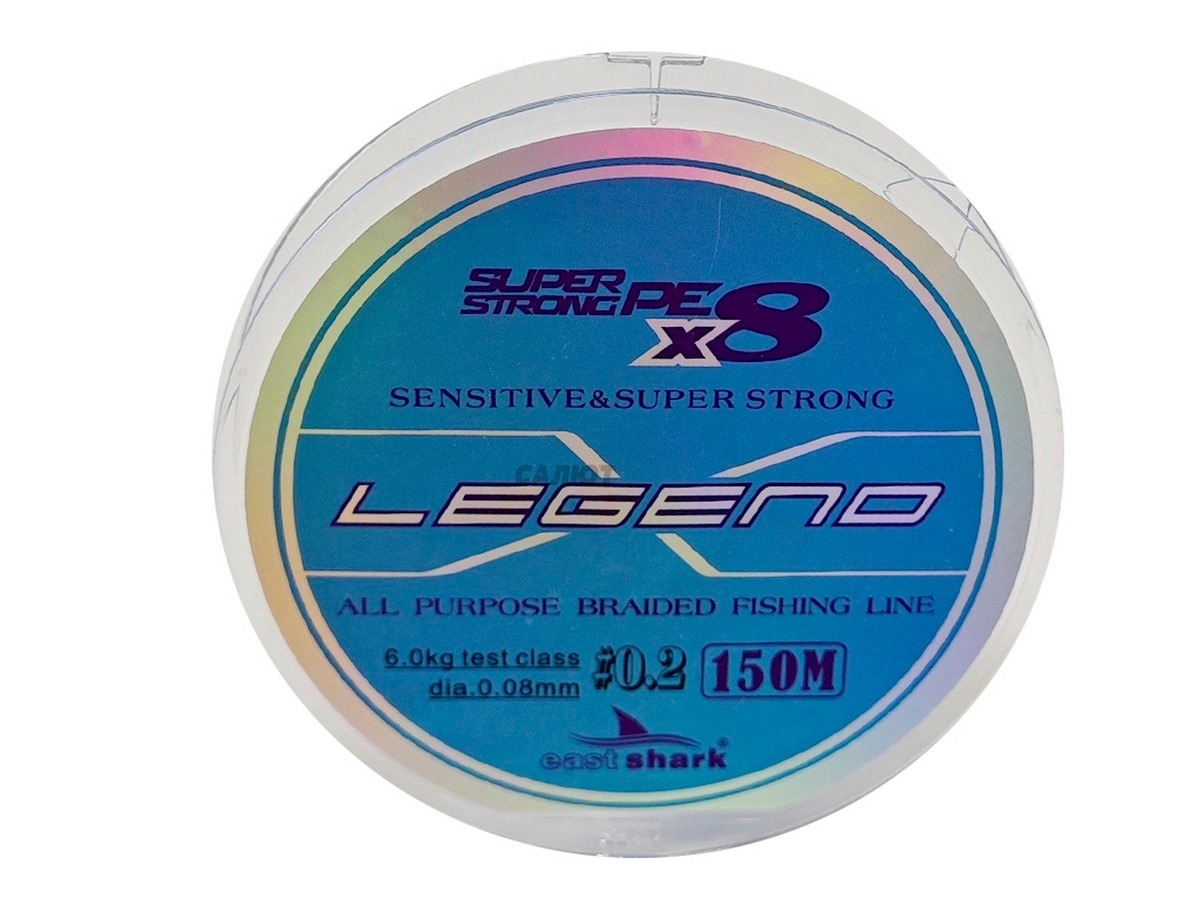Шнур плетеный East Shark Legend 150m blue