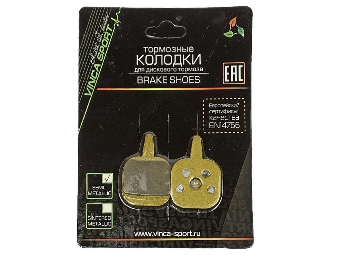 Колодки тормозные велосипедные Vinca Sport VB 130S