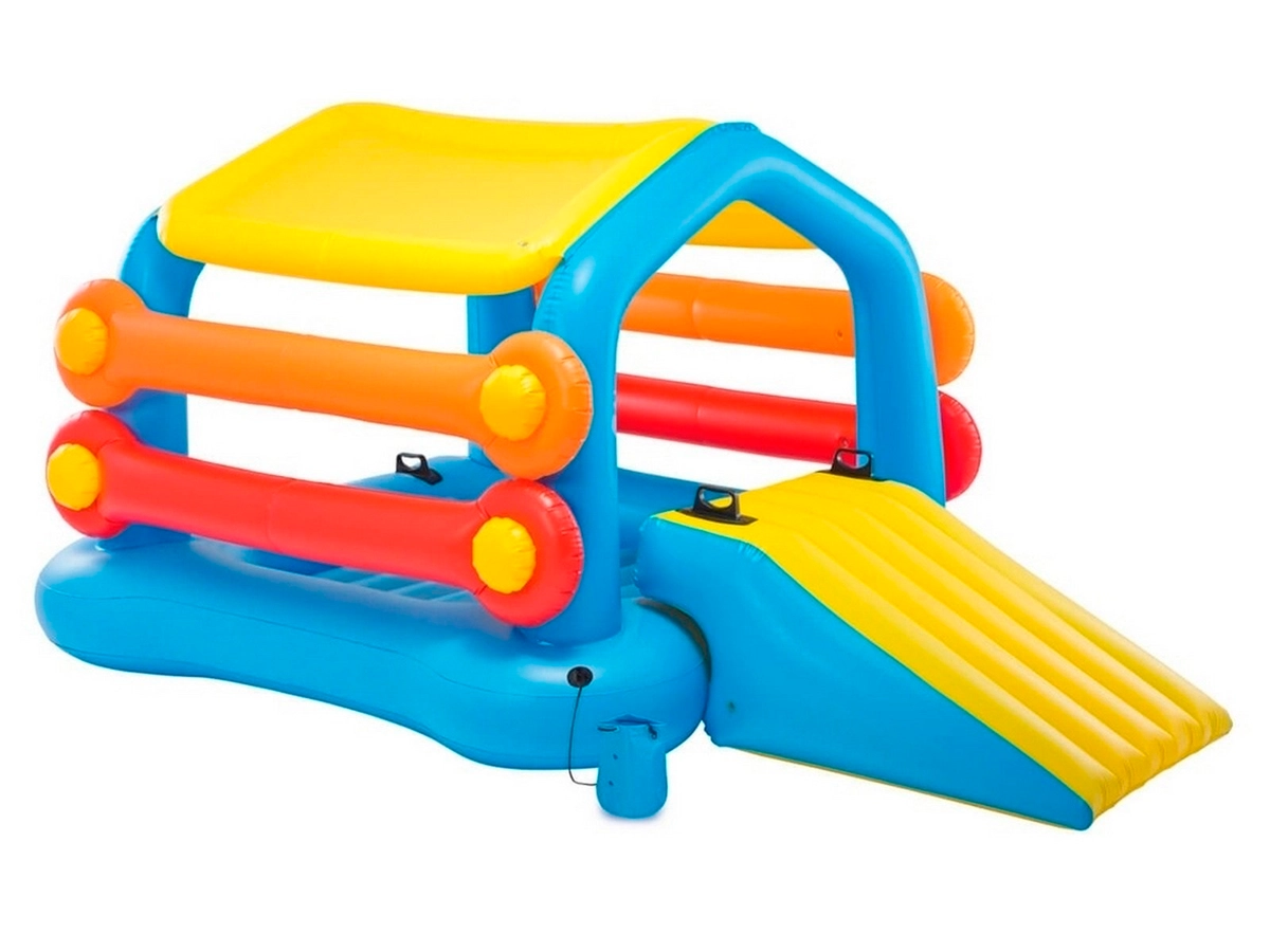 Игровой центр Intex "Плотик с горкой" 58294