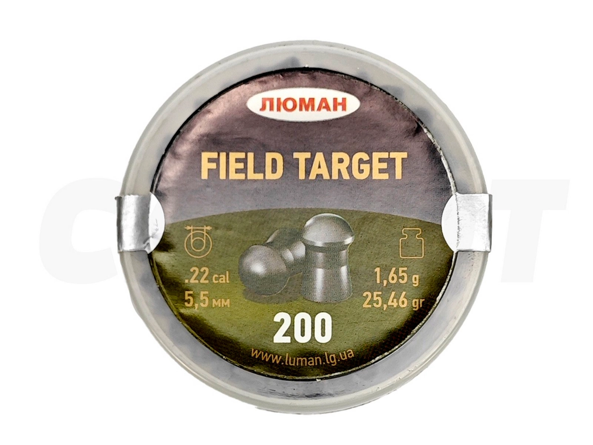 Пули Люман Field Target 5,5мм 1,65гр. (200шт.)