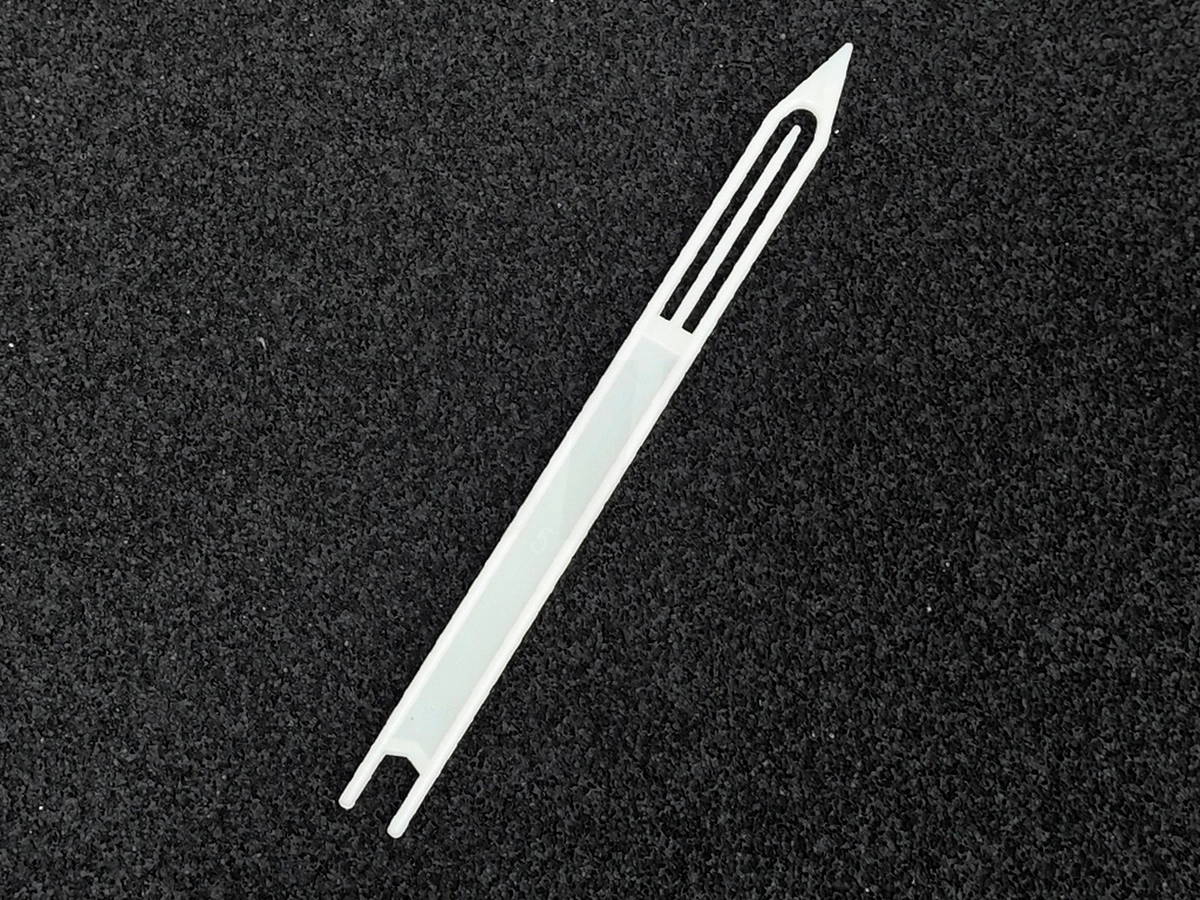 Челнок сетевязальный, ABS пластик №5 168х12.3х4мм