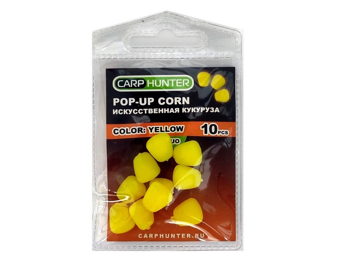 Кукуруза силиконовая Carp Hunter Fluo yellow