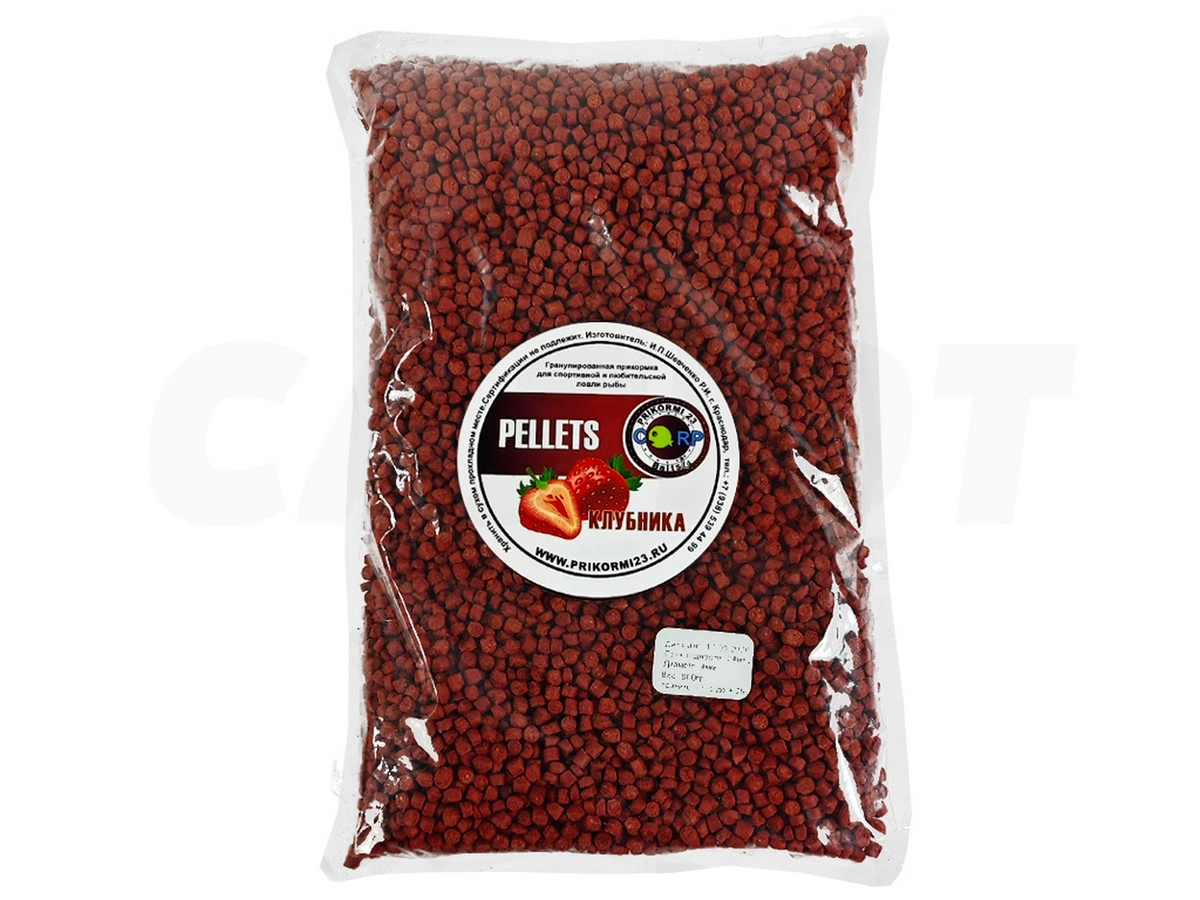 Пеллетс Prikormi23 4мм 0,8кг