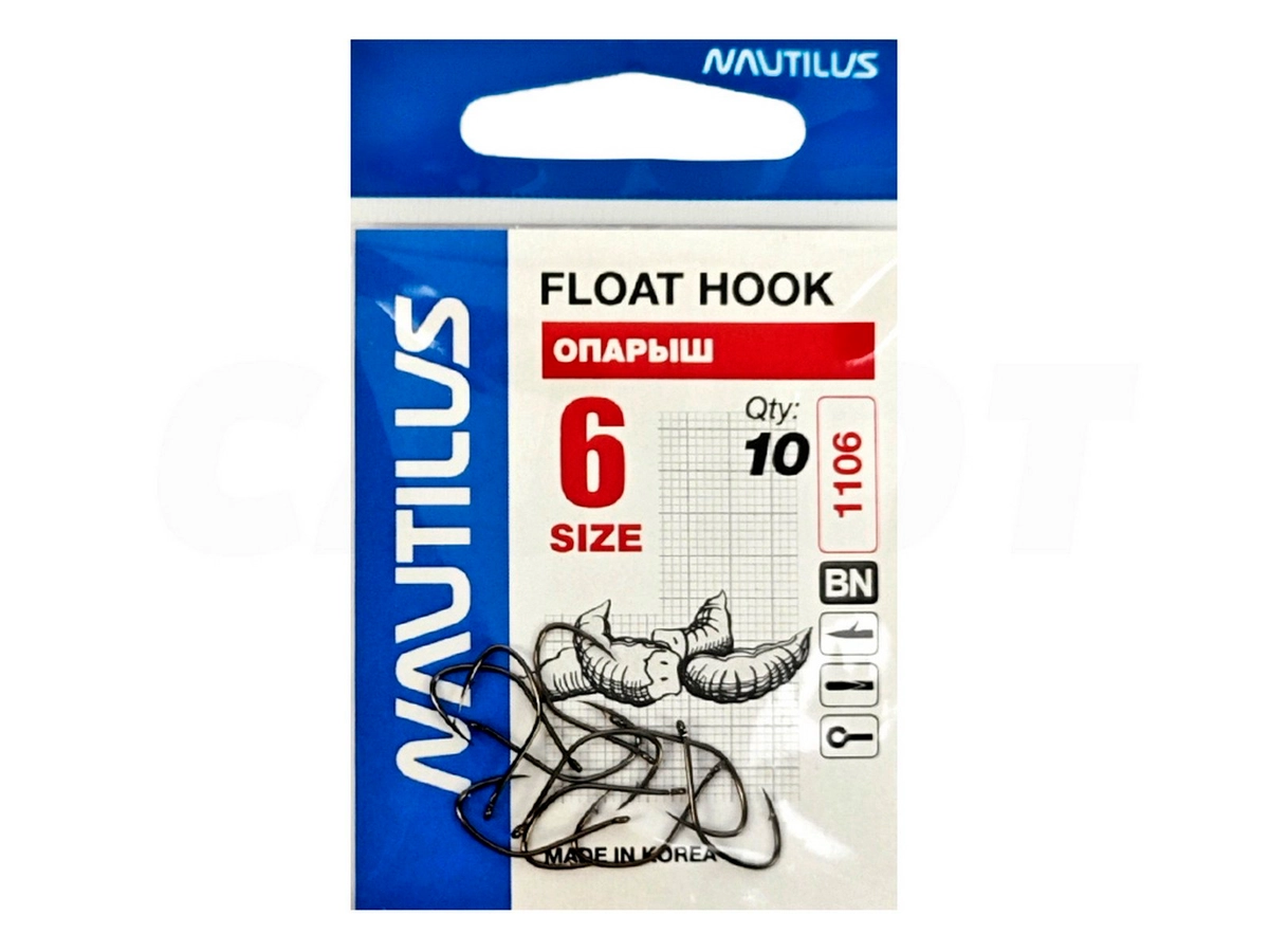Крючок Nautilus Float Опарыш 1106