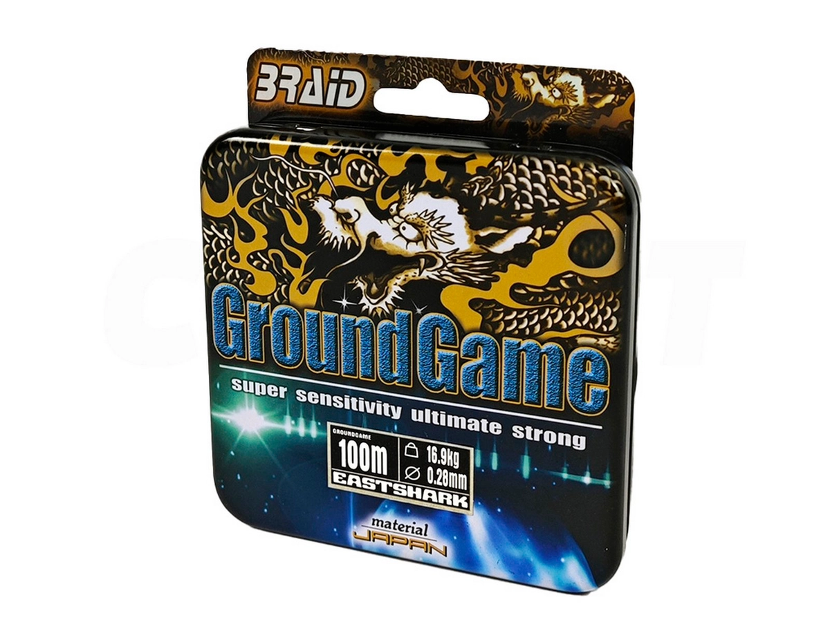Шнур плетеный East Shark Ground Game 100м.