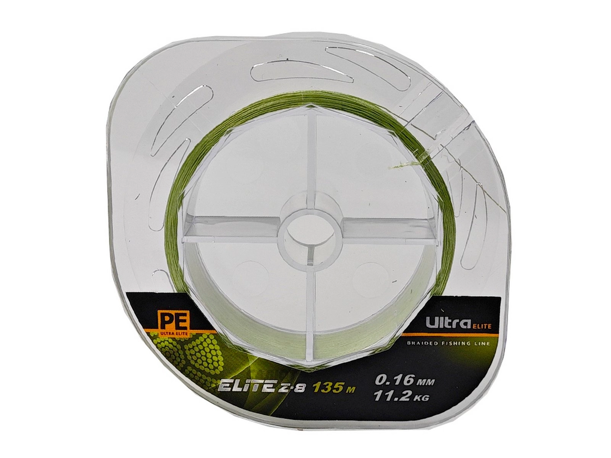 Шнур плетеный Aqua Ultra Elite Z-8 оливк. 135м