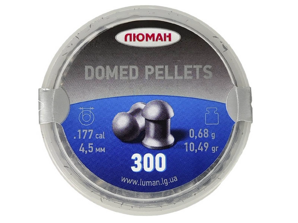 Пули Люман Domed 4,5мм 0,68гр. (300шт.)