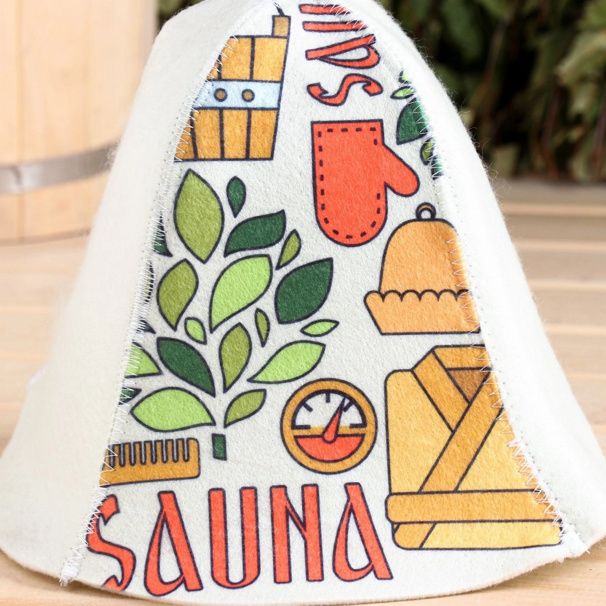 Шапка для бани "Sauna" (9224506)