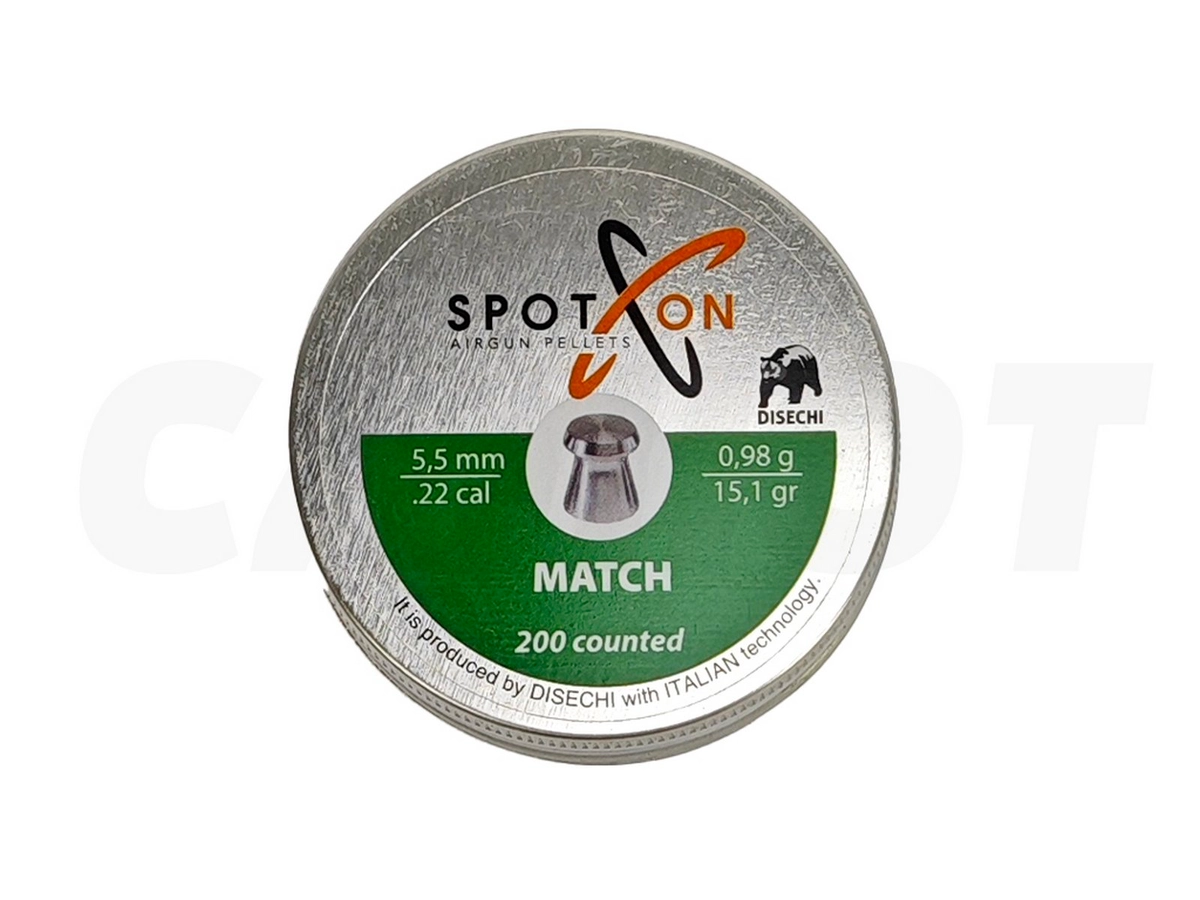 Пули Spoton Match 5.5мм, 0,98гр (200шт)