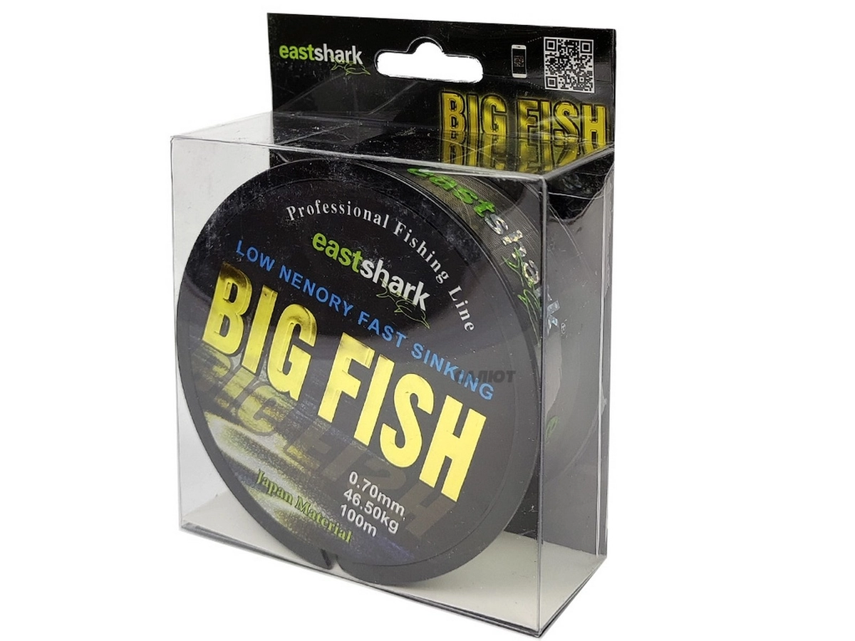 Леска East Shark Big Fish 100m черная