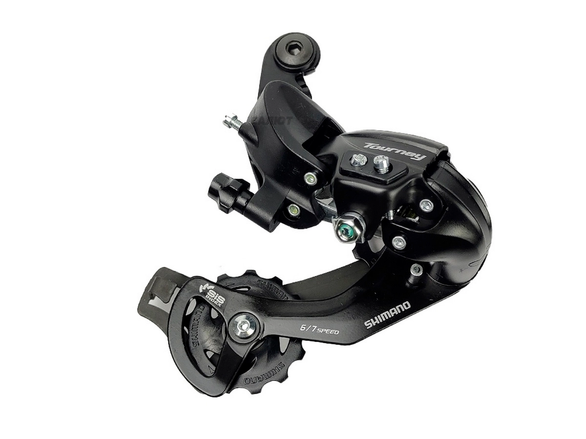 Переключатель задний Shimano Tourney RD-TY300 6/7 ск.