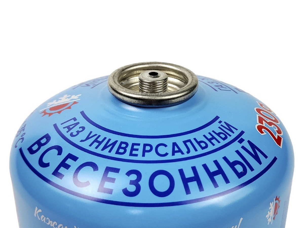 Газовый баллон "Следопыт" 230г. всесезонный