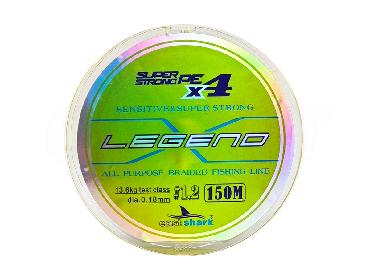 Шнур плетеный East Shark Legend X4 150m yellow