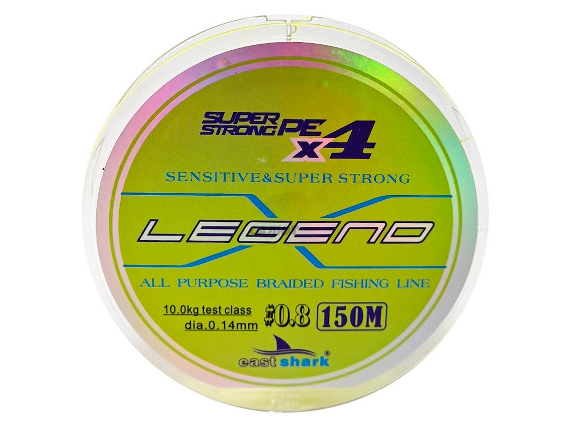 Шнур плетеный East Shark Legend X4 150m yellow