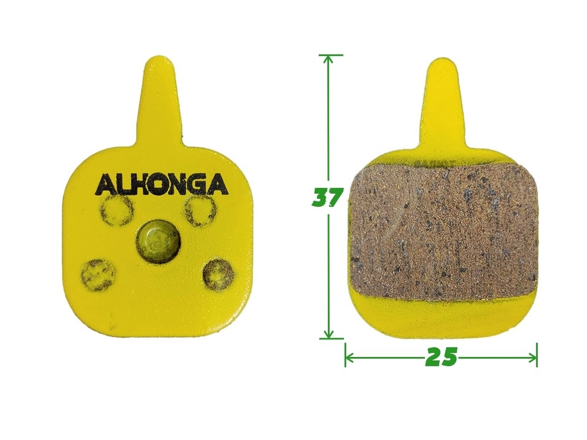 Колодки тормозные велосипедные Alhonga (3122612-13)