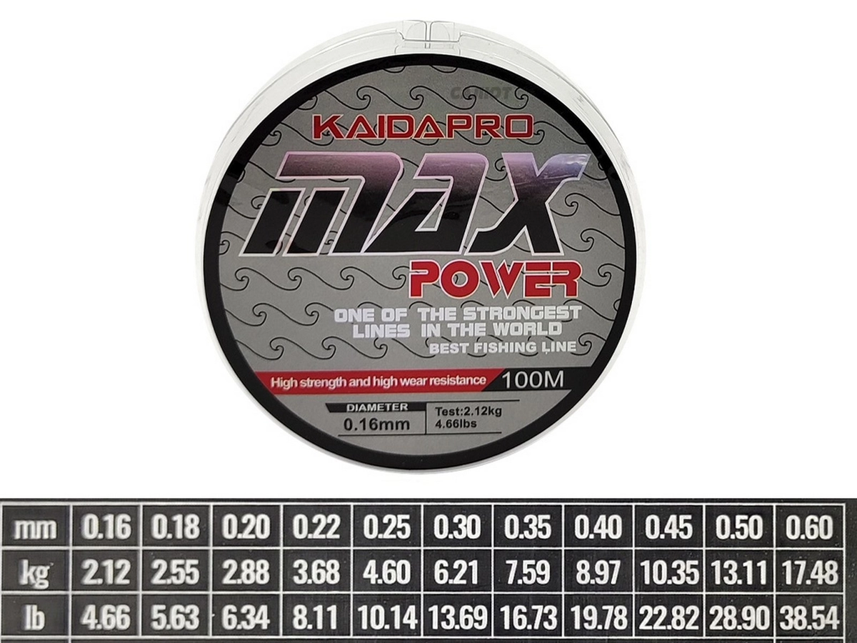 Леска Kaida Max Power 100m