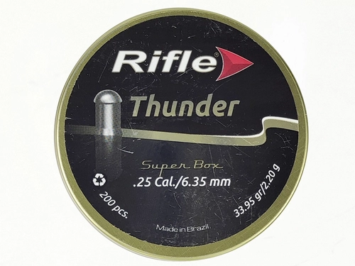 Пули Rifle Thunder 6.35мм 2.20гр. (200шт.)