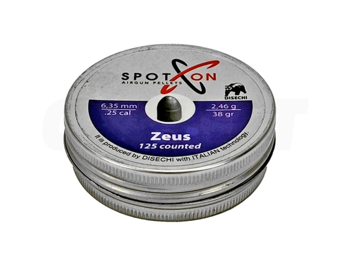 Пули Spoton Zeus 6.35мм, 2,46гр (125шт)