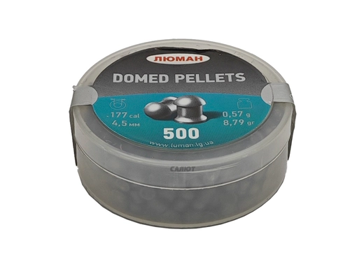 Пули Люман Domed 4,5мм 0,57гр. (500шт.)