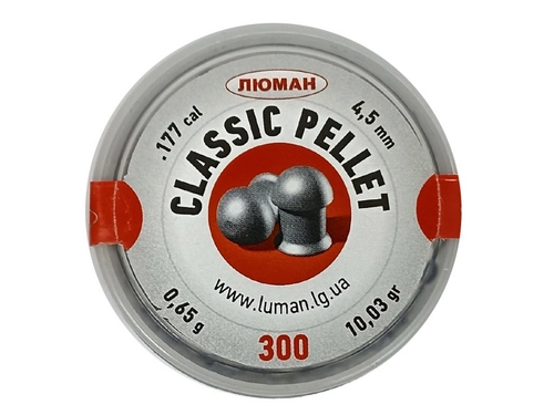 Пули Люман Classic 4,5мм 0,65гр. (300шт.)