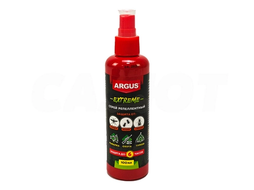 Лосьон-спрей Argus Extreme от комаров 100мл.