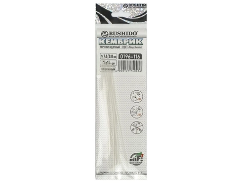 Кембрик Bushido RBF 0,8мм х 1,6мм х 14см 0196-116 (7шт)