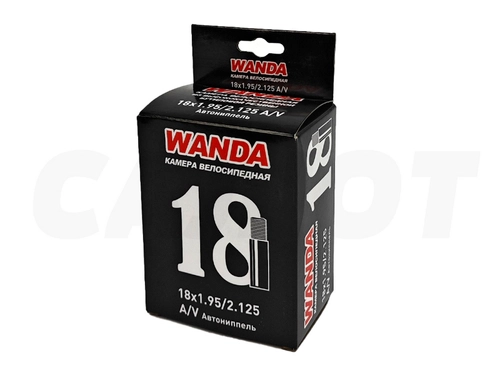 Камера велосипедная 18" 1,95/2,125 Wanda A/V 38