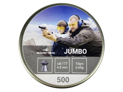 Пули Borner Jumbo 4.5мм 0.65гр. (500шт.)