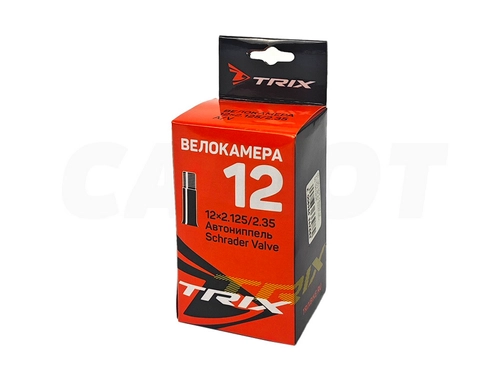 Камера велосипедная 12" 2.125 х2.35 Trix AV-32
