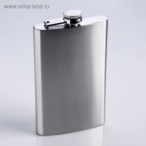 Фляжка 0,3л под нанесение, металл, (289242)