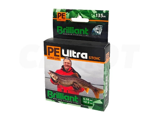 Шнур плетеный Aqua Ultra Brilliant Stoic green 135м