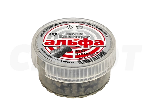 Пули Квинтор Альфа 4,5мм 0,50 гр. (300шт.)