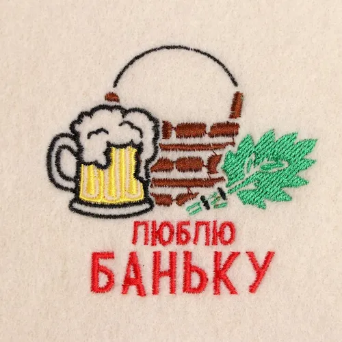 Рукавица для бани "Люблю баньку", (2852815)