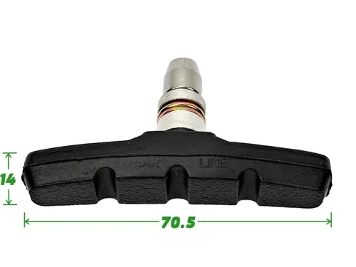 Колодки тормозные велосипедные RB-970B (510186)