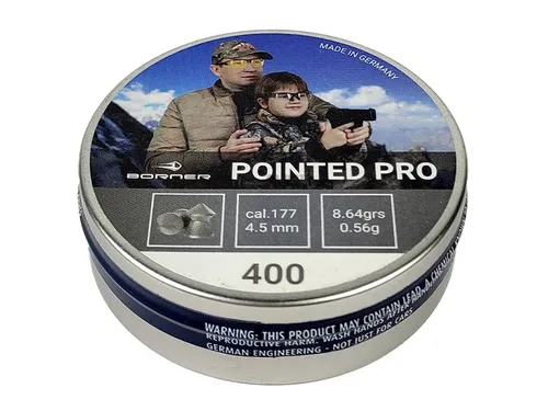Пули Borner Pointed Pro 4.5мм 0.56гр. (400шт.)